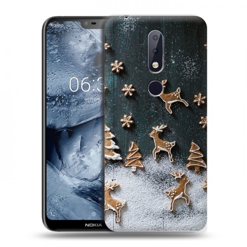 Дизайнерский пластиковый чехол для Nokia 6.1 Plus Christmas 2020