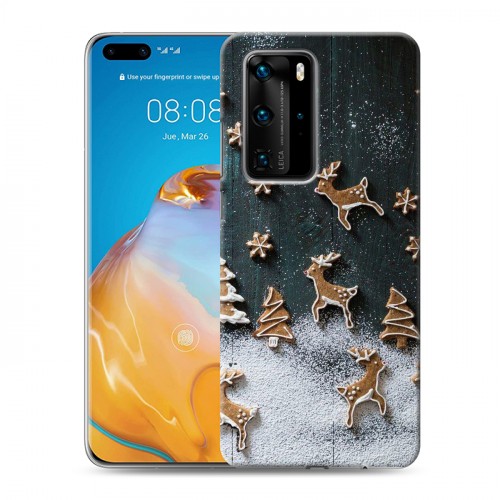 Дизайнерский пластиковый чехол для Huawei P40 Pro Christmas 2020