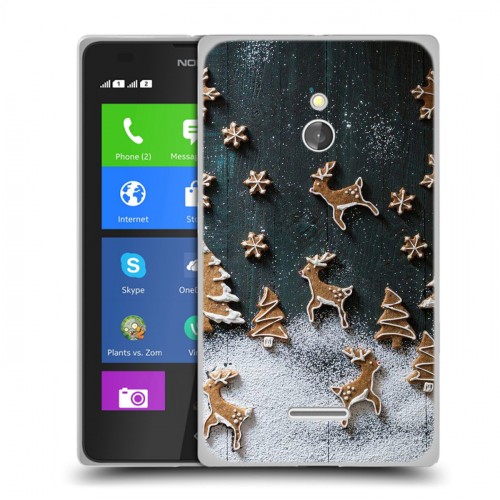 Дизайнерский силиконовый чехол для Nokia XL Christmas 2020