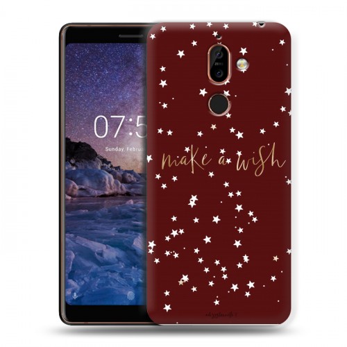 Дизайнерский пластиковый чехол для Nokia 7 Plus Christmas 2020