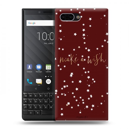 Дизайнерский пластиковый чехол для BlackBerry KEY2 Christmas 2020