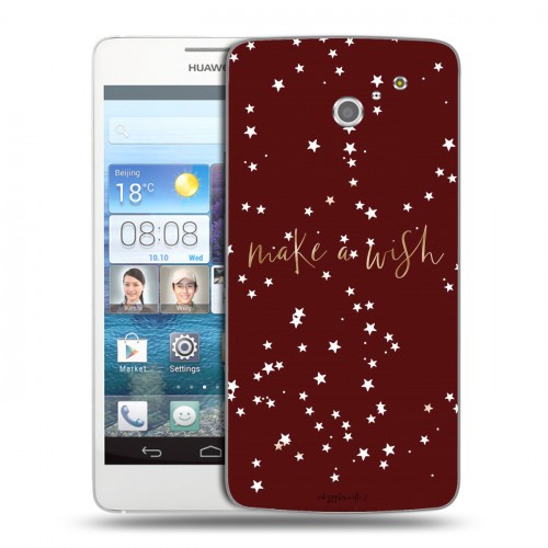 Дизайнерский пластиковый чехол для Huawei Ascend D2 Christmas 2020