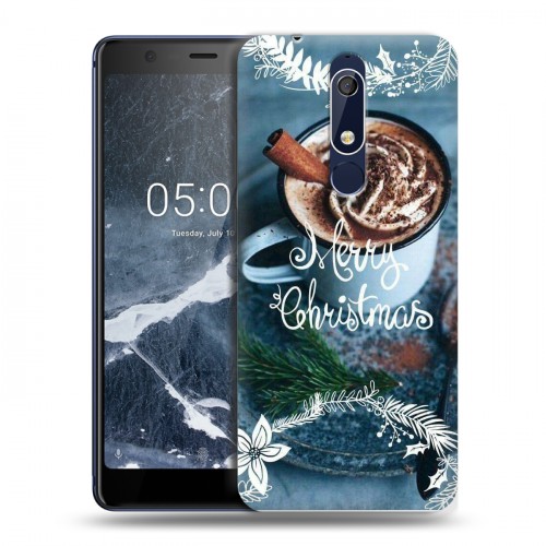 Дизайнерский пластиковый чехол для Nokia 5.1 Christmas 2020