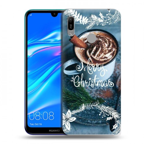 Дизайнерский пластиковый чехол для Huawei Y6 (2019) Christmas 2020