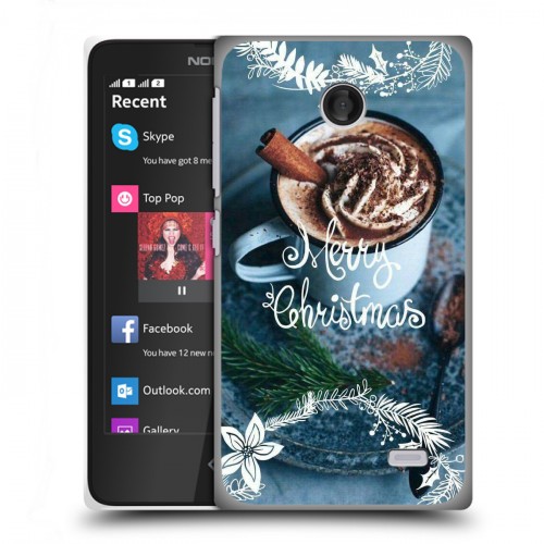 Дизайнерский пластиковый чехол для Nokia X Christmas 2020