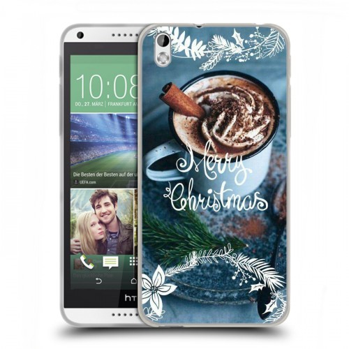 Дизайнерский пластиковый чехол для HTC Desire 816 Christmas 2020