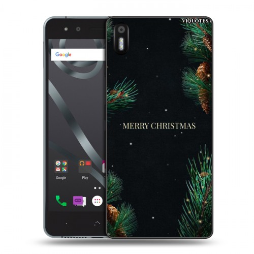 Дизайнерский пластиковый чехол для BQ Aquaris X5 Christmas 2020