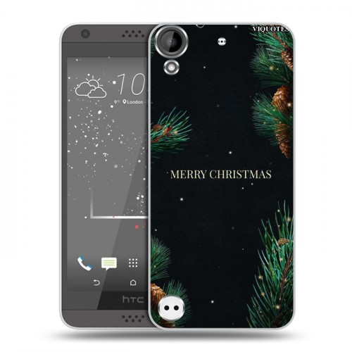 Дизайнерский пластиковый чехол для HTC Desire 530 Christmas 2020