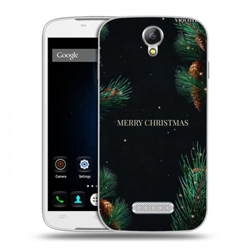 Дизайнерский пластиковый чехол для Doogee X6 Christmas 2020