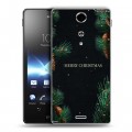 Дизайнерский пластиковый чехол для Sony Xperia TX Christmas 2020