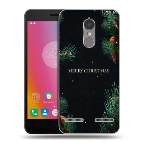 Дизайнерский пластиковый чехол для Lenovo K6 Christmas 2020