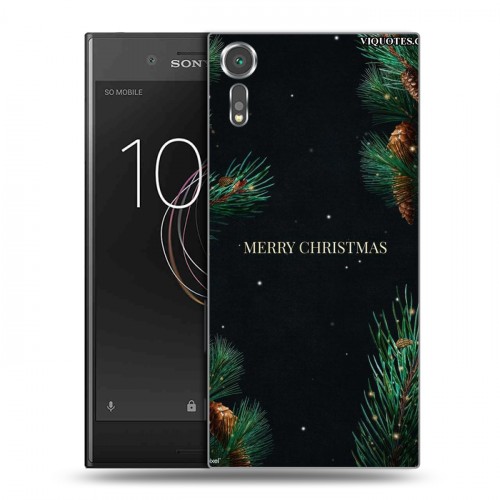 Дизайнерский пластиковый чехол для Sony Xperia XZs Christmas 2020