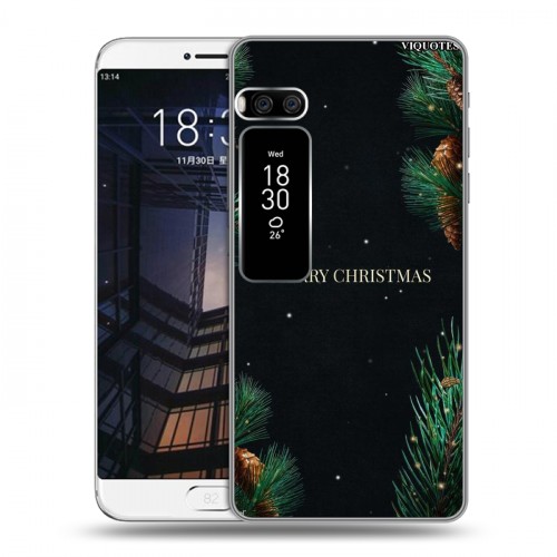 Дизайнерский пластиковый чехол для Meizu Pro 7 Plus Christmas 2020