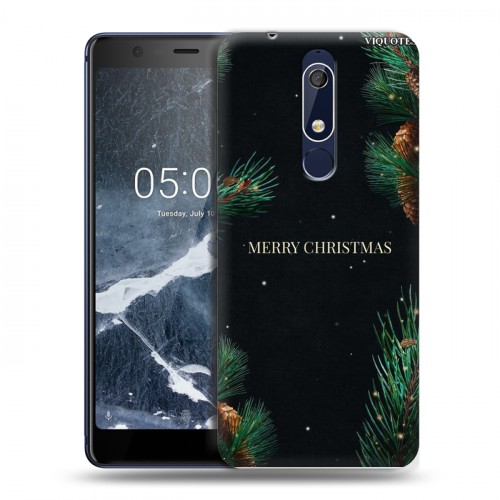 Дизайнерский пластиковый чехол для Nokia 5.1 Christmas 2020