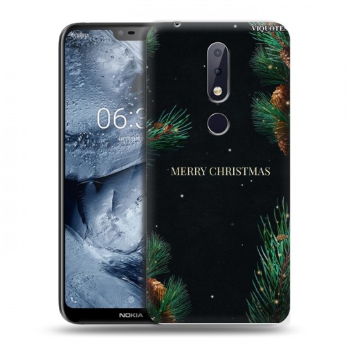 Дизайнерский силиконовый чехол для Nokia 6.1 Plus Christmas 2020