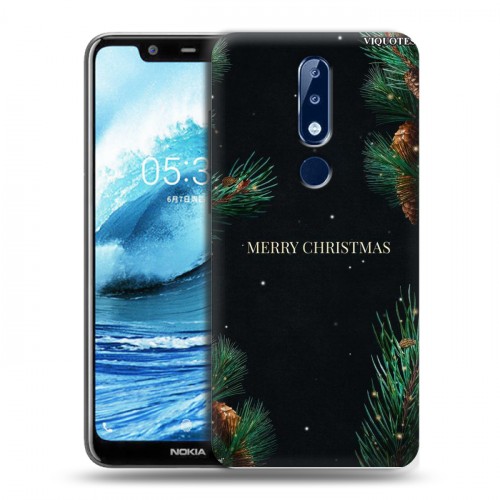 Дизайнерский силиконовый чехол для Nokia 5.1 Plus Christmas 2020