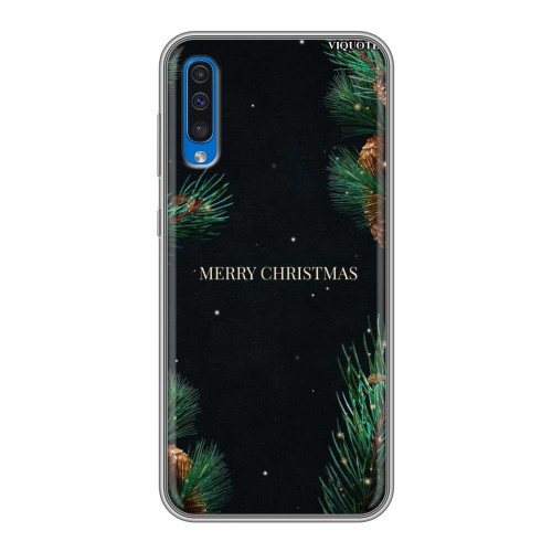 Дизайнерский силиконовый с усиленными углами чехол для Samsung Galaxy A50 Christmas 2020