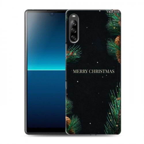 Дизайнерский силиконовый с усиленными углами чехол для Sony Xperia L4 Christmas 2020