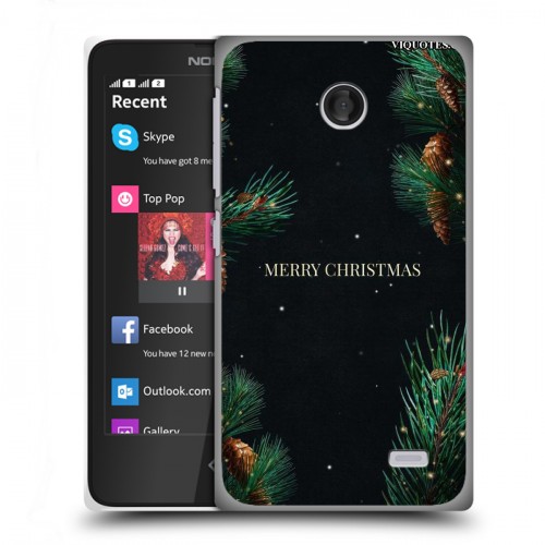 Дизайнерский пластиковый чехол для Nokia X Christmas 2020