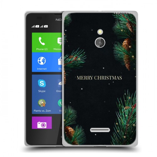 Дизайнерский силиконовый чехол для Nokia XL Christmas 2020