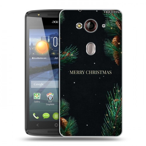 Дизайнерский пластиковый чехол для Acer Liquid E3 Christmas 2020