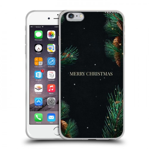 Дизайнерский силиконовый чехол для Iphone 6 Plus/6s Plus Christmas 2020