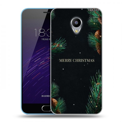 Дизайнерский пластиковый чехол для Meizu M1 Christmas 2020