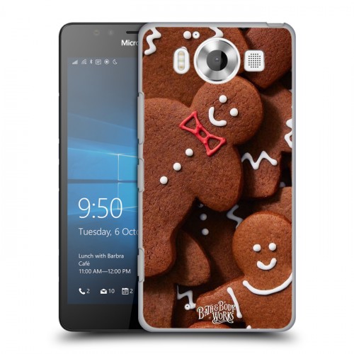 Дизайнерский пластиковый чехол для Microsoft Lumia 950 Christmas 2020