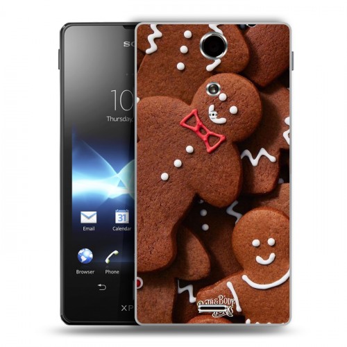 Дизайнерский пластиковый чехол для Sony Xperia TX Christmas 2020