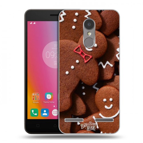 Дизайнерский пластиковый чехол для Lenovo K6 Christmas 2020