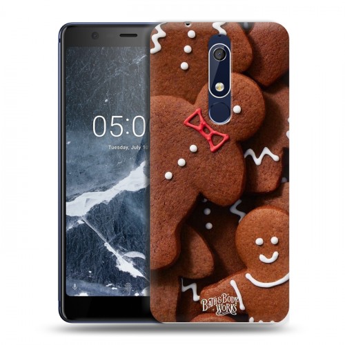 Дизайнерский пластиковый чехол для Nokia 5.1 Christmas 2020