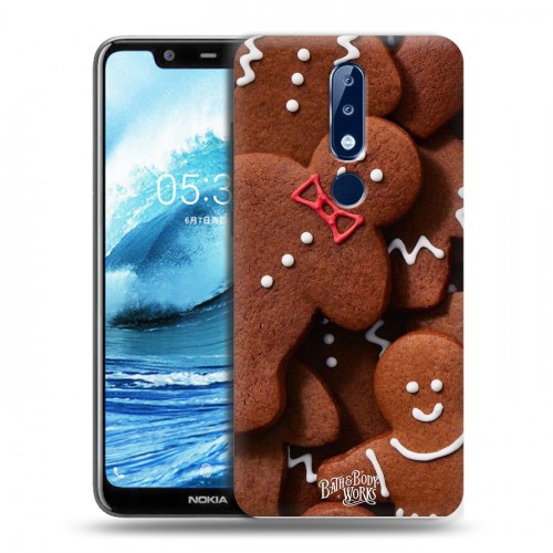 Дизайнерский пластиковый чехол для Nokia 5.1 Plus Christmas 2020