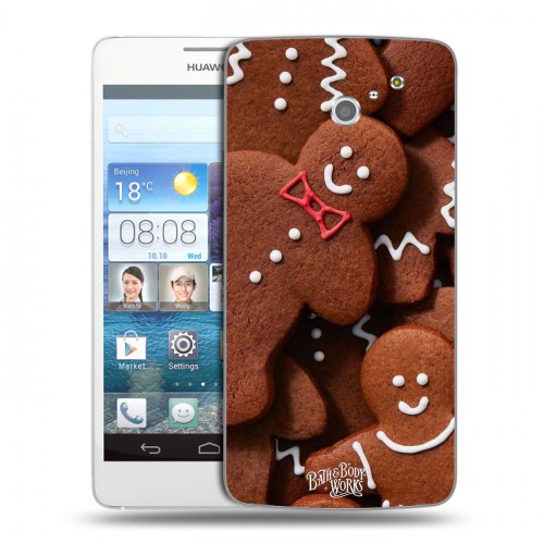 Дизайнерский пластиковый чехол для Huawei Ascend D2 Christmas 2020