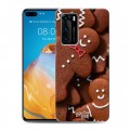 Дизайнерский силиконовый с усиленными углами чехол для Huawei P40 Christmas 2020