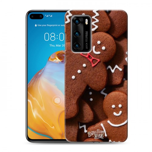 Дизайнерский силиконовый с усиленными углами чехол для Huawei P40 Christmas 2020