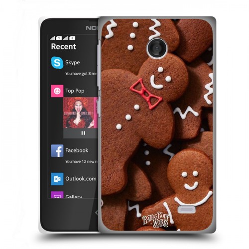 Дизайнерский пластиковый чехол для Nokia X Christmas 2020