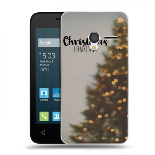 Дизайнерский пластиковый чехол для Alcatel One Touch Pixi 3 (4.5) Christmas 2020