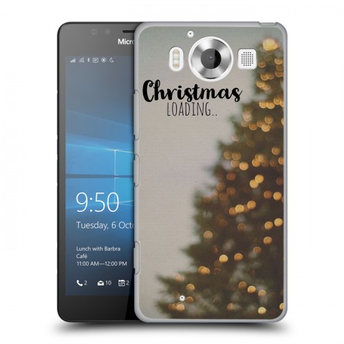 Дизайнерский пластиковый чехол для Microsoft Lumia 950 Christmas 2020