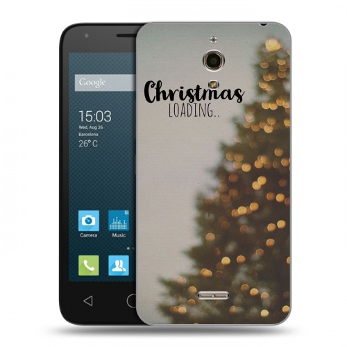 Дизайнерский силиконовый чехол для Alcatel One Touch Pixi 4 (6) Christmas 2020