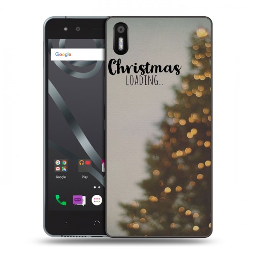 Дизайнерский пластиковый чехол для BQ Aquaris X5 Christmas 2020