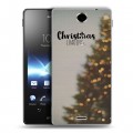 Дизайнерский пластиковый чехол для Sony Xperia TX Christmas 2020