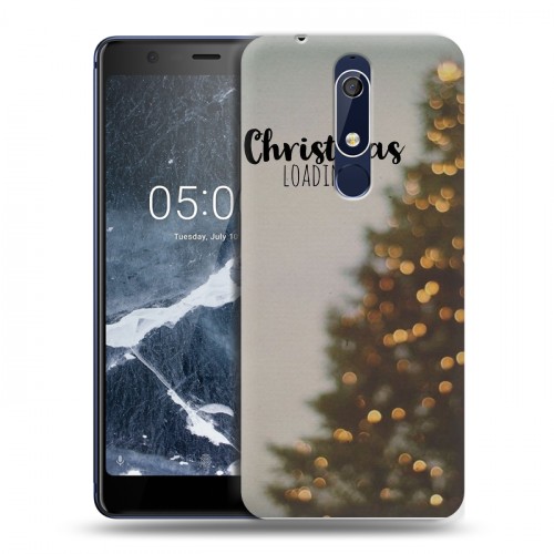 Дизайнерский пластиковый чехол для Nokia 5.1 Christmas 2020