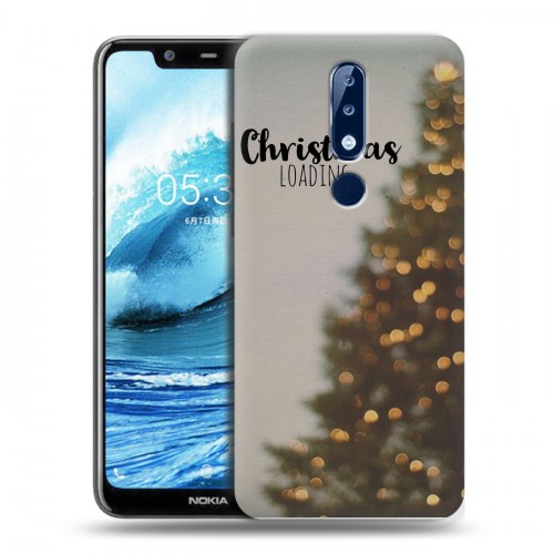 Дизайнерский пластиковый чехол для Nokia 5.1 Plus Christmas 2020