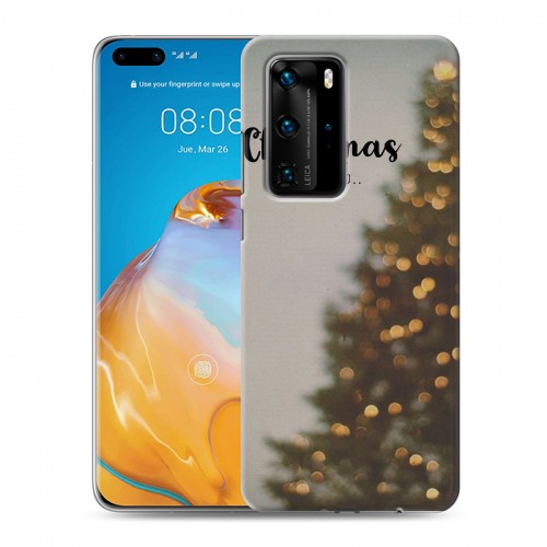 Дизайнерский пластиковый чехол для Huawei P40 Pro Christmas 2020