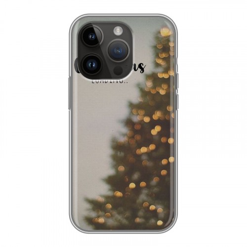 Дизайнерский силиконовый чехол для Iphone 14 Pro Christmas 2020