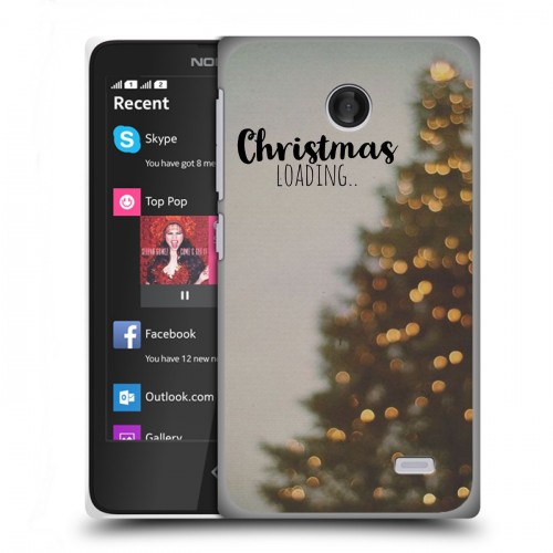 Дизайнерский пластиковый чехол для Nokia X Christmas 2020