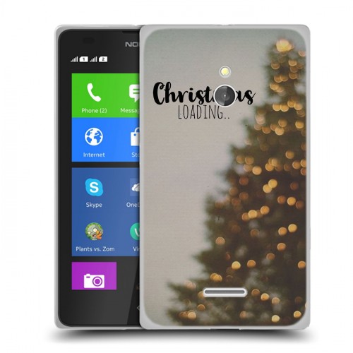 Дизайнерский силиконовый чехол для Nokia XL Christmas 2020