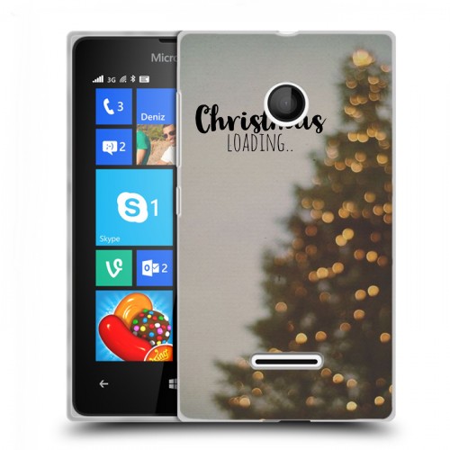 Дизайнерский пластиковый чехол для Microsoft Lumia 435 Christmas 2020