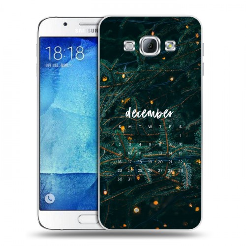 Дизайнерский пластиковый чехол для Samsung Galaxy A8 Christmas 2020