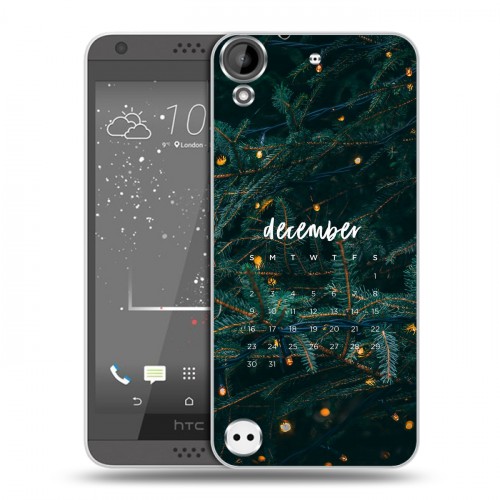 Дизайнерский пластиковый чехол для HTC Desire 530 Christmas 2020